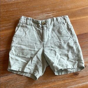 Janie and Jack Boys Shorts | Mint green| SZ 5 | Cotton/ Linen Blend